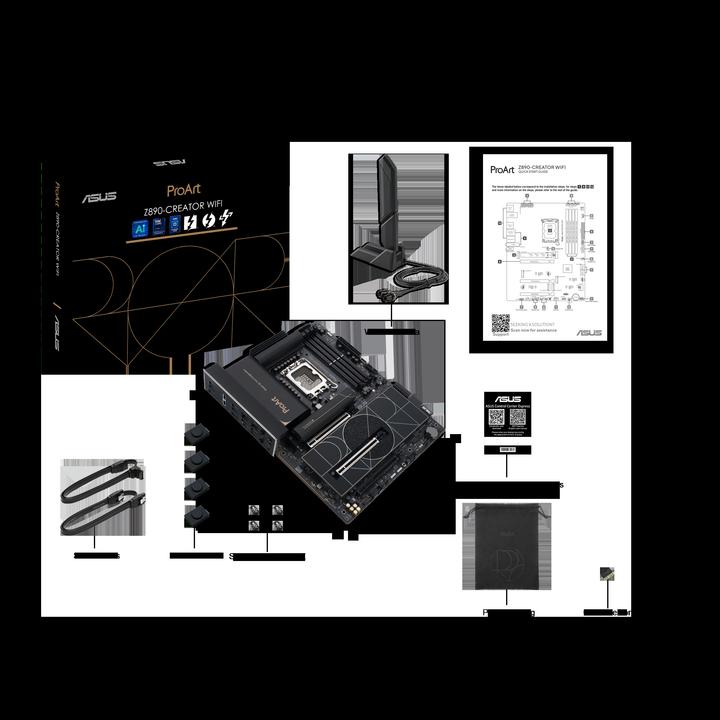 Produktbild ASUS MB PROART Z890-CREATOR WIFI (Intel,LGA1851,DDR5,ATX) (ATX, LGA 1851, Intel Z890)