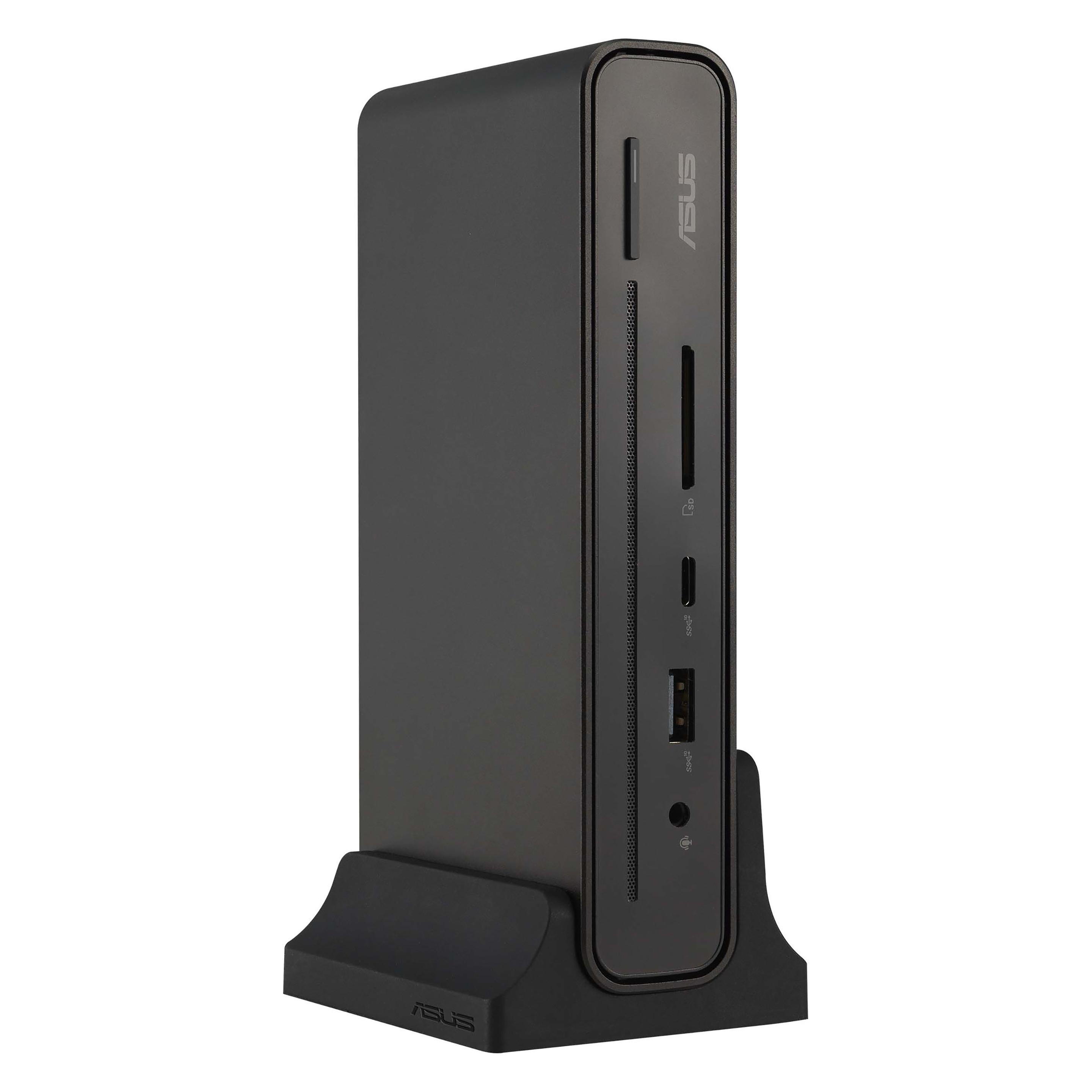 ASUS DC300 (USB-C, 10 Ports), Dockingstation + USB Hub, Schwarz