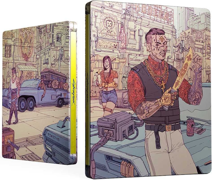 Cyberpunk 2077 Steelbook Valentinos (PS5, PS4, PC, Xbox One X)