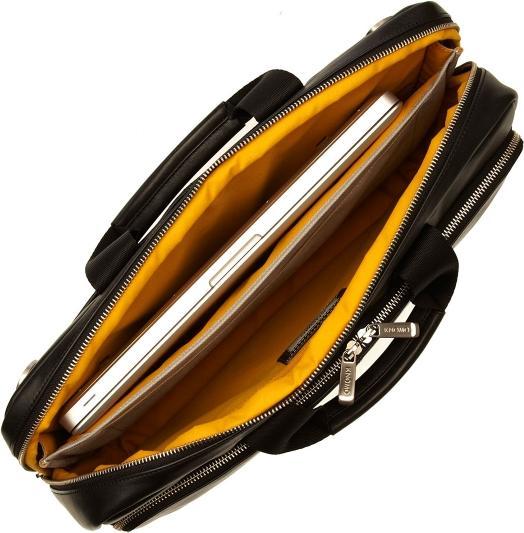 Actual product image Knomo Brompton Newbury briefcase leather 40 cm laptop compartment (15")