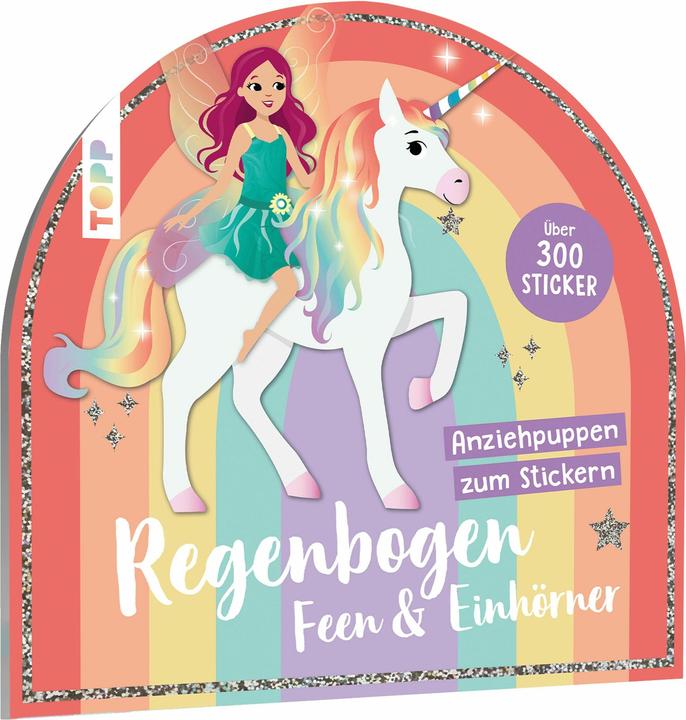 Produktbild Stickerbuch: Anziehpuppen zum Stickern. Regenbogen-Feen und