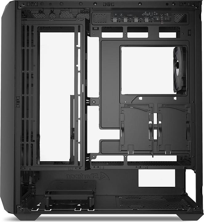 Produktbild Sharkoon AK3 RGB Black ATX (schwarz) (mATX, Mini-ITX, ATX)