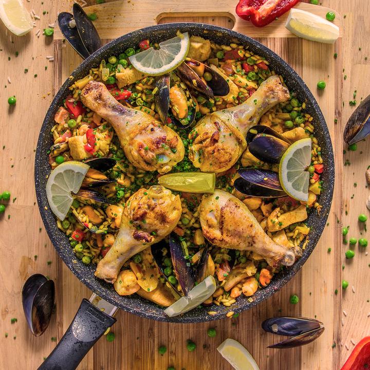 Produktbild Stoneline Made in Germany pan 19046 Frying, Diameter 24 cm, Suitable for induction hob, Fixed handle, Anthraci (Bratpfanne, Aluminium, 24 x 4.60 cm)