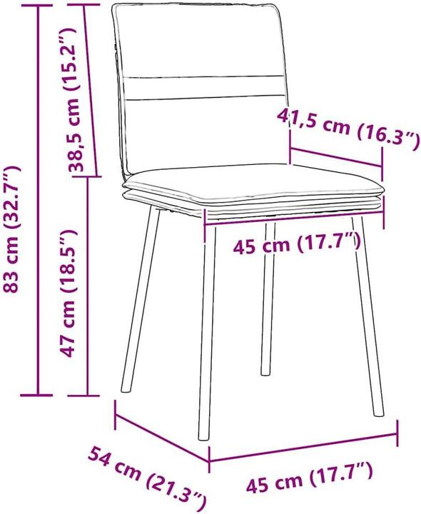 Image du produit vidaXL Esszimmerstuhl