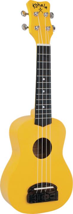 Kohala Ukulele soprano, Serie Tiki, giallo (Soprano, Sopranino)