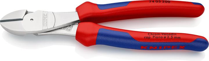 Produktbild Knipex Kraft-Seitenschneider 74 05 200 SB (200 mm)