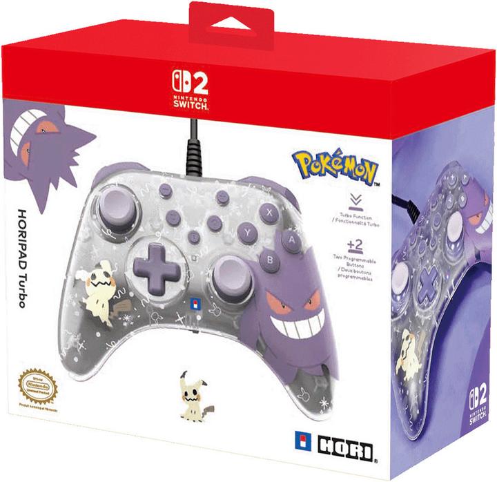 Produktbild HORI Horipad Turbo Gengar und Mimigma (Switch, Switch 2, Switch OLED)