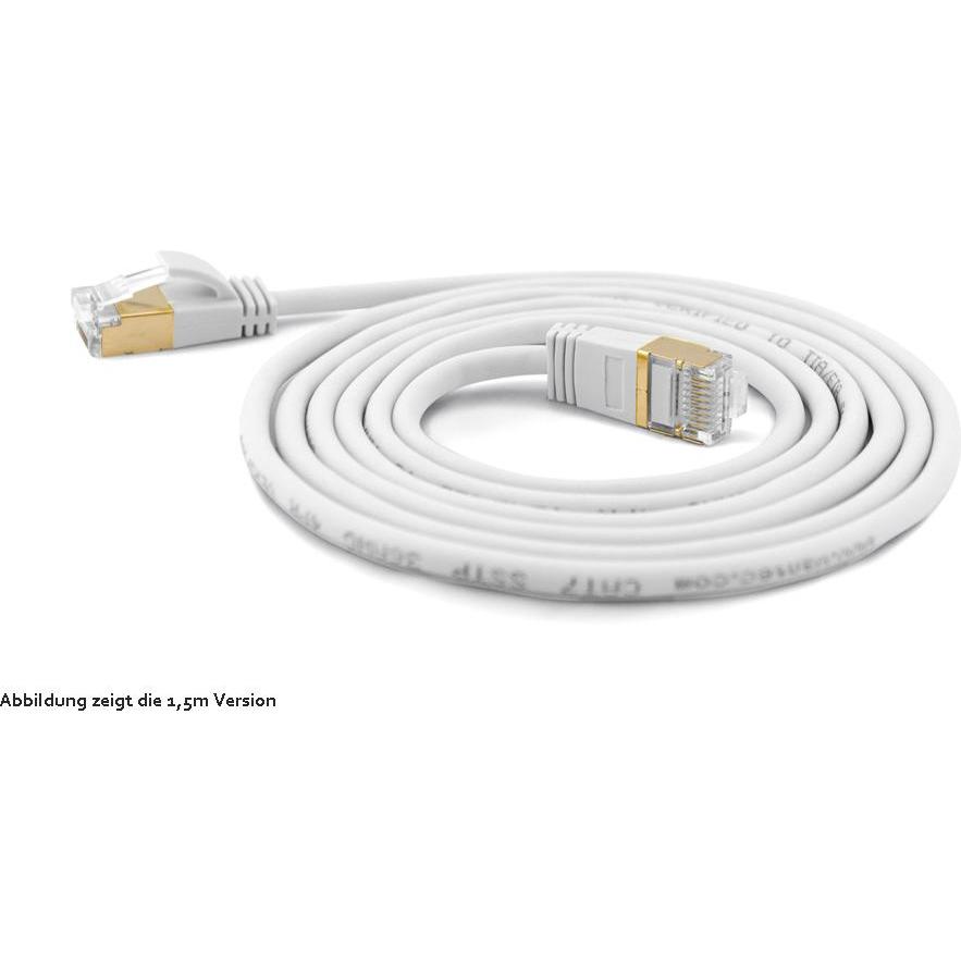 Wantec Patchkabel SSTP Ste. d= (S/FTP, CAT7, 7 m), Netzwerkkabel