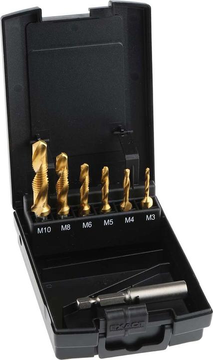 Actual product image Exact SGE-Bit HSSG Combi-Tool Set TIN M3-M10