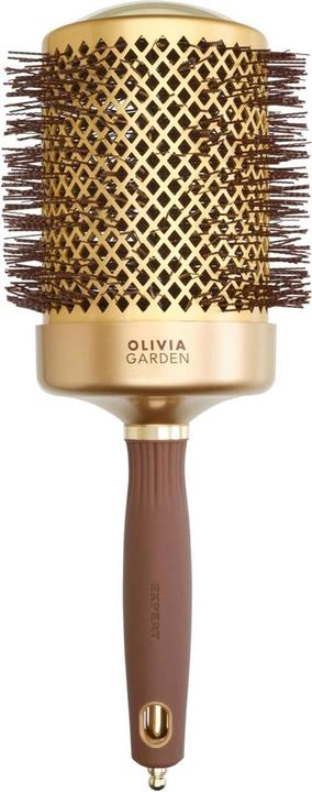 Immagine prodotto Olivia Garden Expert Blowout Shine Setole ondulate Oro e Marrone 80 mm