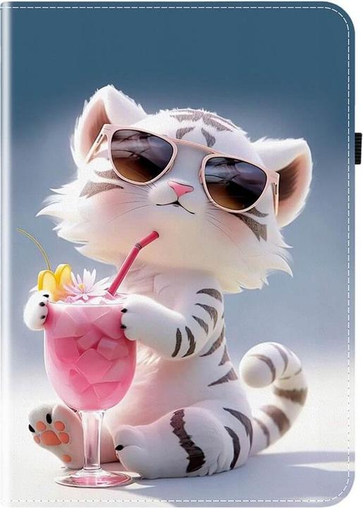 Actual product image Cover-Discount Galaxy Tab A11 / A9 - Etui mit stilvollem Motiv (Galaxy Tab A9)
