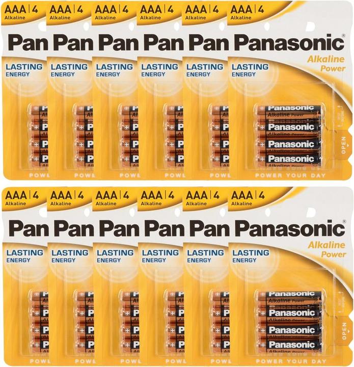 Productafbeelding Panasonic Batterij AAA 12x4s (48 Pcs., AAA)