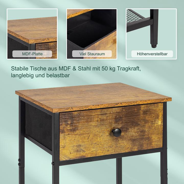 Immagine prodotto Relaxdays 2xcomò (40 x 30 x 55 cm)