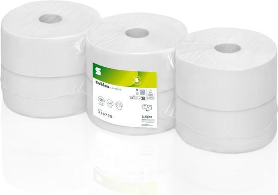 Image du produit Wepa satino by Papier hygiénique en rouleau Comfort, 320 m (6 x)
