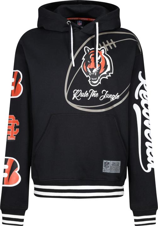 Actual product image Recovered Re:covered Fleece Hoody - PATCHES Cincinnati Bengals (L)