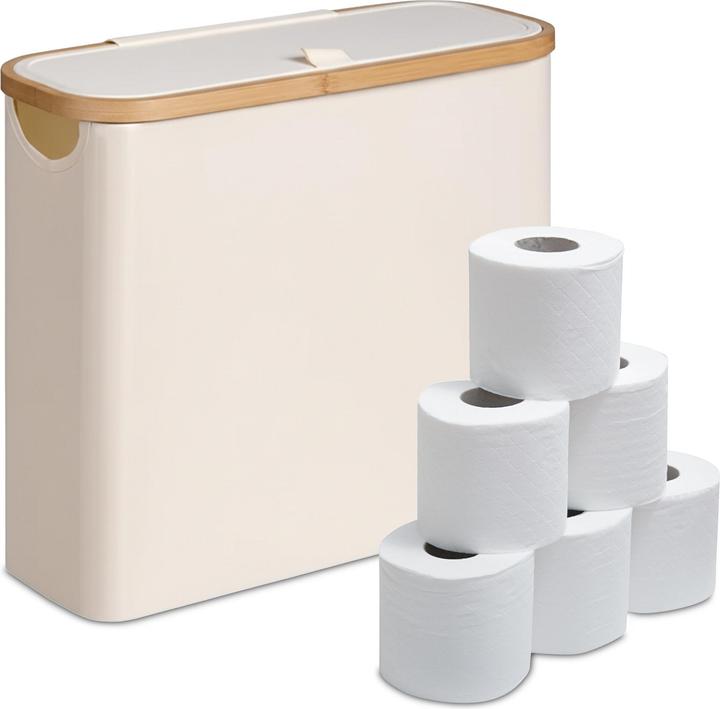 Relaxdays Toilettenpapier-Aufbewahrung