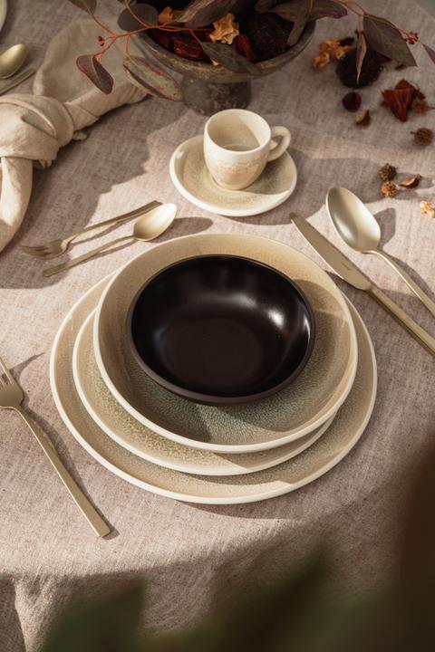 Actual product image Rosenthal Junto - Dune/Slate Grey - Set 24 pcs./espresso (24 pcs.)