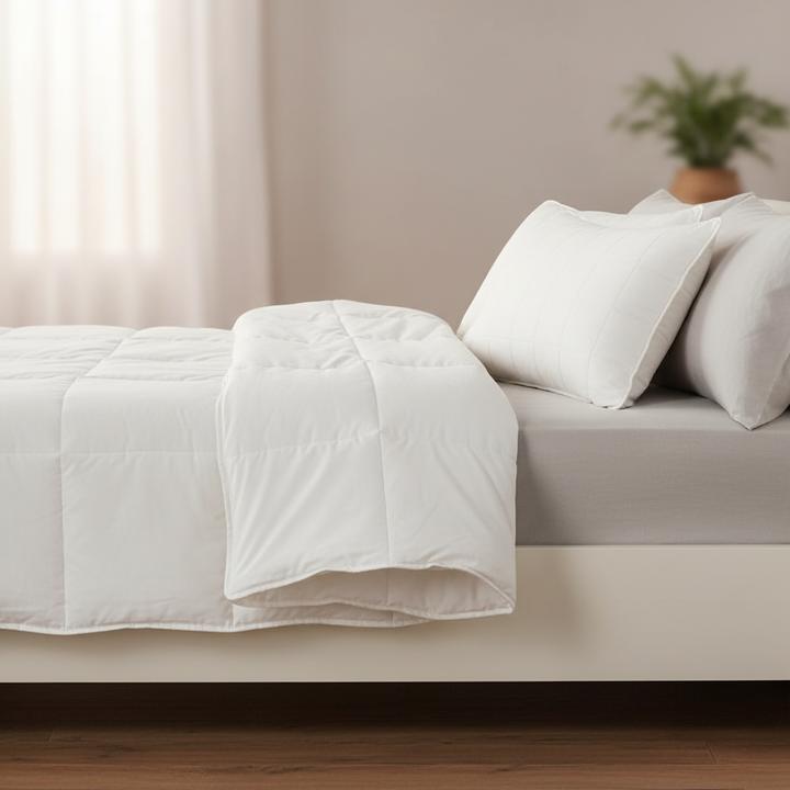 Actual product image Cotton Box Duvet and pillow set cotton 160x210 - 50x70cm (160 x 210 cm)