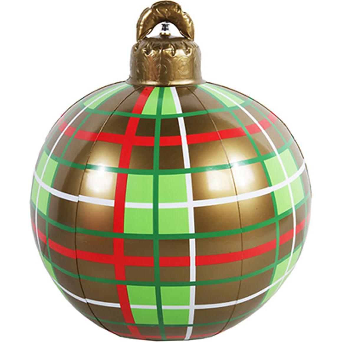 Mojawo, Christbaumschmuck, Aufblasbare Weihnachtskugel Christbaumkugel Weihnachten Ø60cm