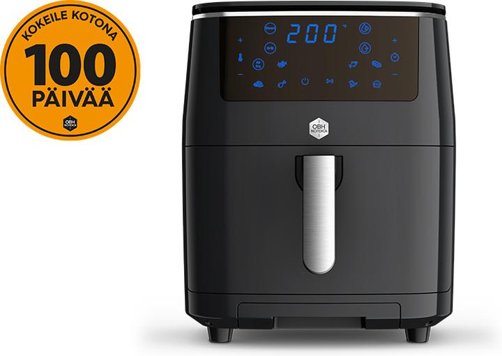 Produktbild OBH Nordica FW2018S0 fryer Single 6.5 L Stand-alone Hot air fryer Black