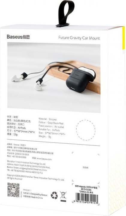 Produktbild Baseus Airpods Hülle Silikon Case (Kopfhörer Tasche)