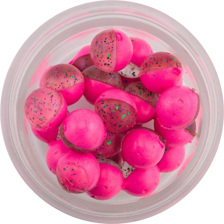 Actual product image Berkley PowerBait® Clear Eggs Floating Clear Green Purple-Pink