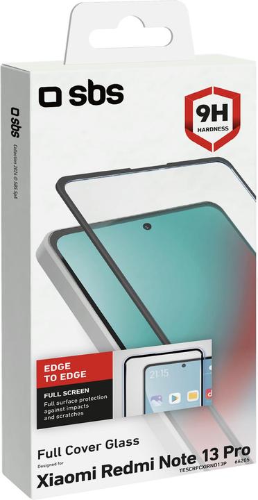 Image du produit SBS Protection d'écran en verre pour Xiaomi Redmi Note 13 (1 pièce(s), Xiaomi Redmi Note 13 5G)