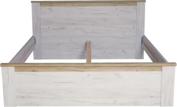 Actual product image Homestyle4u Double bed Marriage bed Wooden bed Guest bed Vintage (160 x 200 cm)