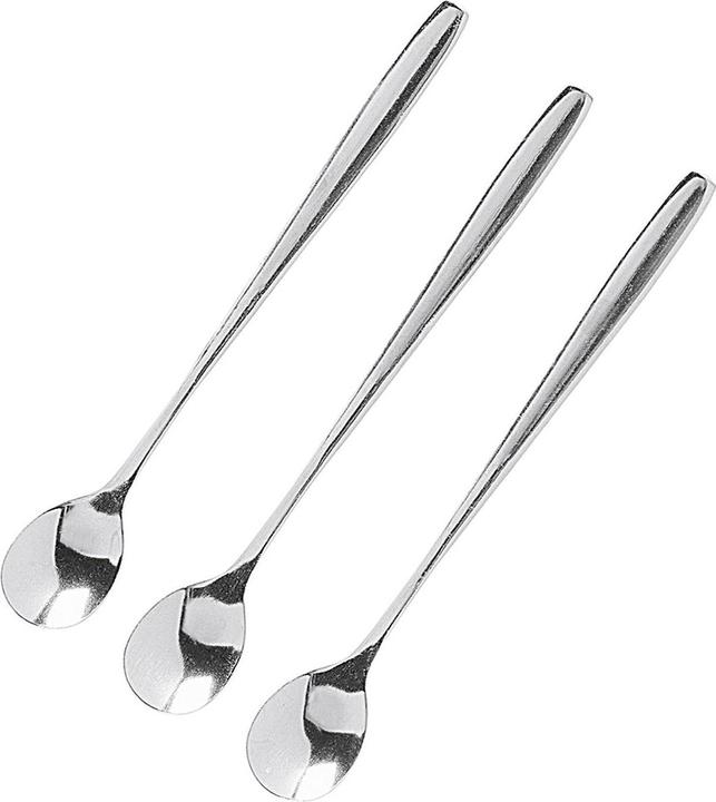 Actual product image CHG Yogurt / long drink spoon stainless steel 19cm 3pcs. (Bar spoons + Cocktail stirrers)