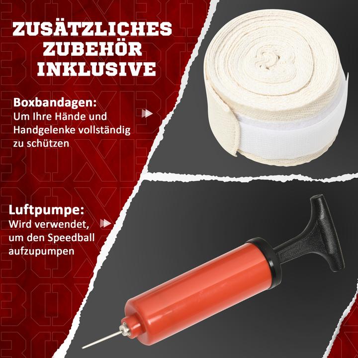 Produktbild SportNow Boxständer Stahl, Kunstleder Schwarz