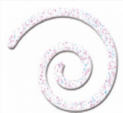 Actual product image Pebeo Cerne Relief (Transparent with sequins, 20 ml)