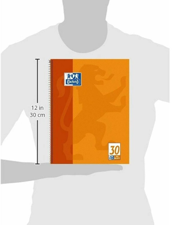 Produktbild Oxford Collegeblock (A4+, Blanko, Harter Einband)