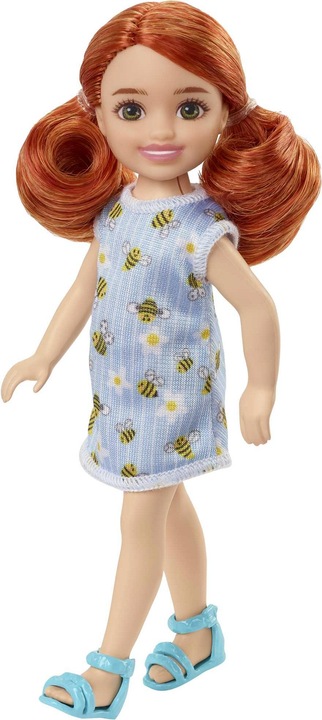 Immagine prodotto Barbie Bambola con vestito a fiori e capelli rossi