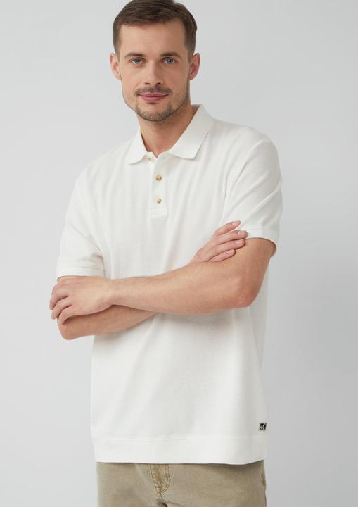 Actual product image S.Oliver Polo-Shirt Poloshirt aus Waffelpiqué (L)