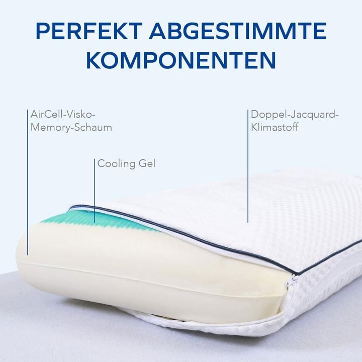 Produktbild Mlily Nackenstützkissen »Cooling Gel« (60 x 12 x 40 cm)