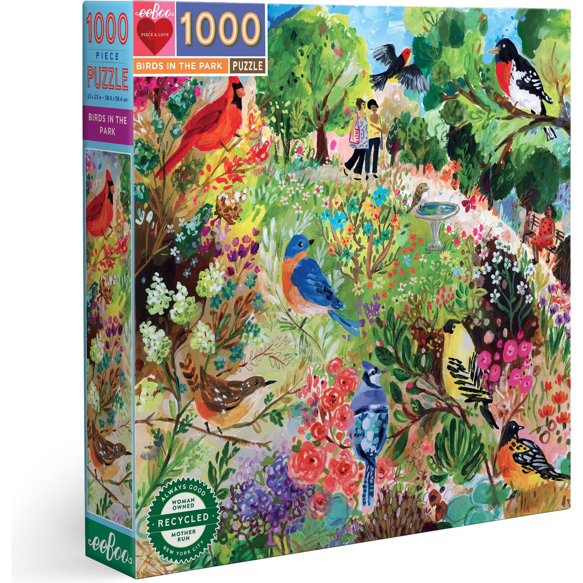 Eeboo Birds in the Park (1000 Teile)