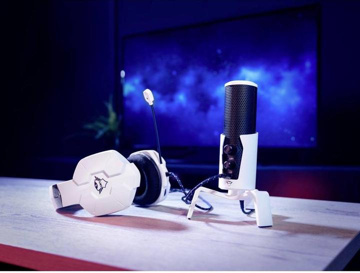Actual product image Trust Microphone GXT258W Fyru Streaming, White