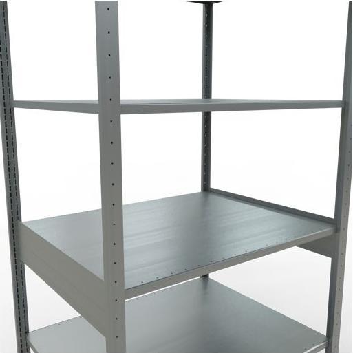 Immagine prodotto Schulte Lagertechnik Sistema di scaffalature di base senza viti MULTIplus150 con ripiani di lunghezza