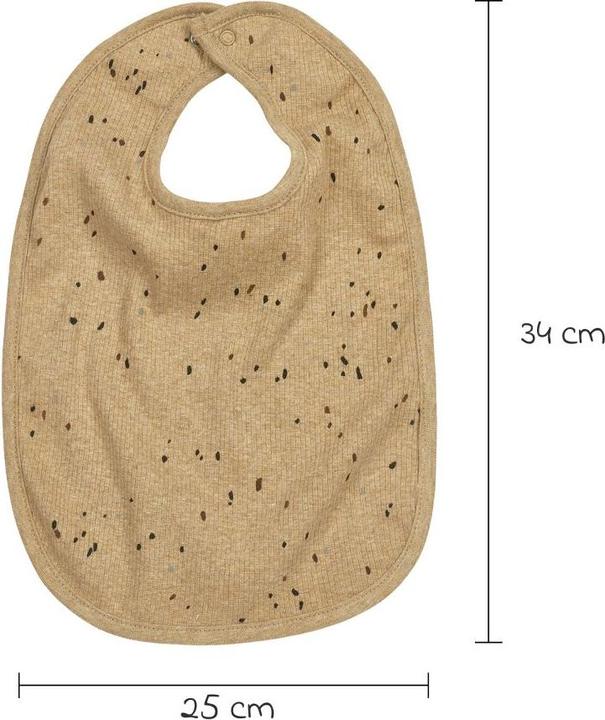 Actual product image Meyco Baby Rib Mini Spot - 2-pack - toffee melange