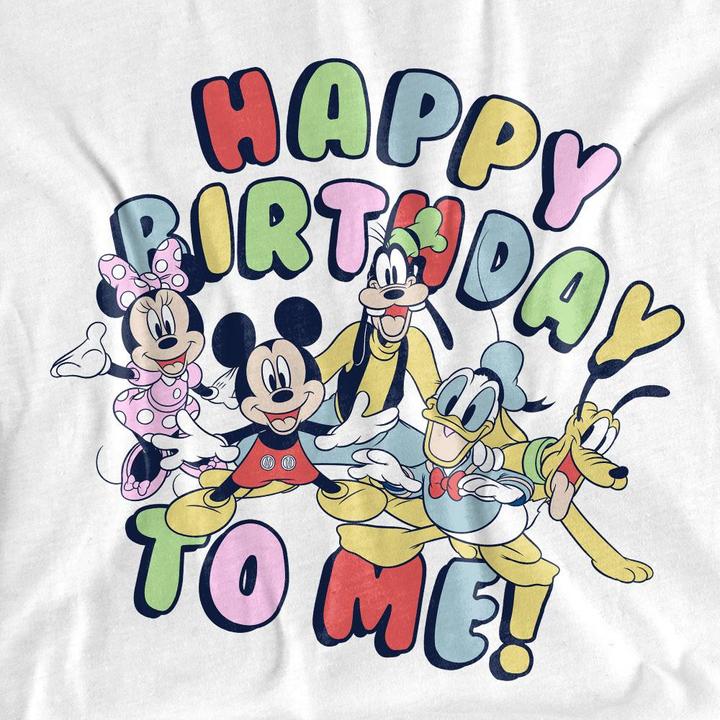 Immagine prodotto Mickey Mouse Happy Birthday To Me! Maglietta Adulto Unisex (XXL)