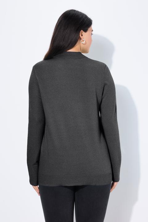 Produktbild Ulla Popken Pullover, Stehkragen, Langarm, Rippbündchen (46, 48)