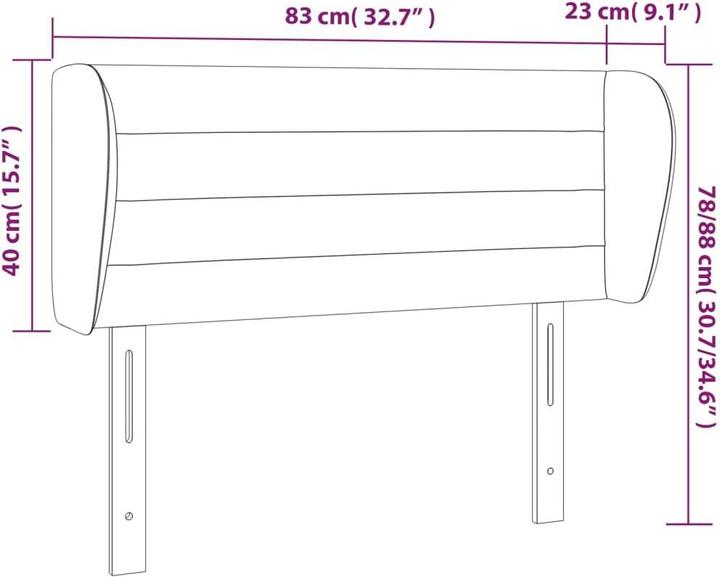Produktbild vidaXL Nanete (83 x 23 x 88 cm)