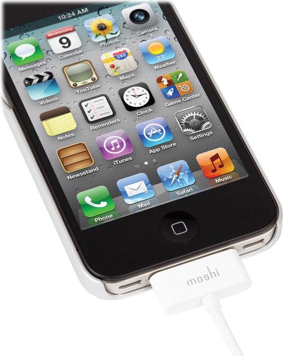 Immagine prodotto Moshi iGlaze Custodia rigida per iPhone 4/4S Titanium (Apple iPhone 4, Apple iPhone 4s)