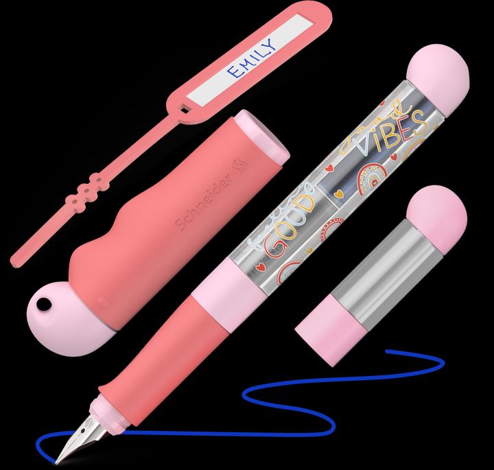 Produktbild Schneider Füller Patrone A Base Kid rosa/rot (Rosa-Rot, 1 x)