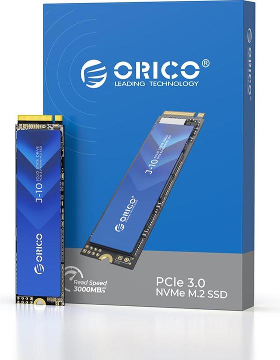 Image du produit Orico 4 To J10 M.2 NVMe 2280 R3500:W2800 (4000 Go, M.2 2280)