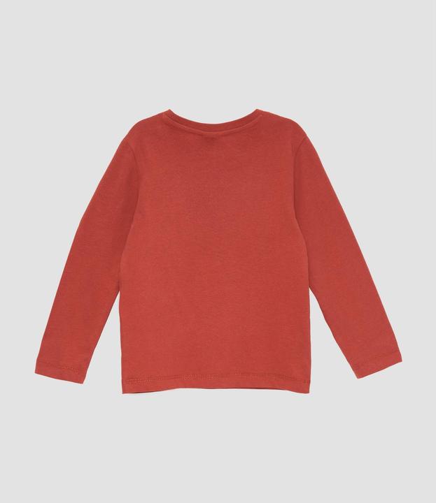 Produktbild S.Oliver T-Shirt Weiches Longsleeve mit strukturiertem Grafik-Print (104, 110)