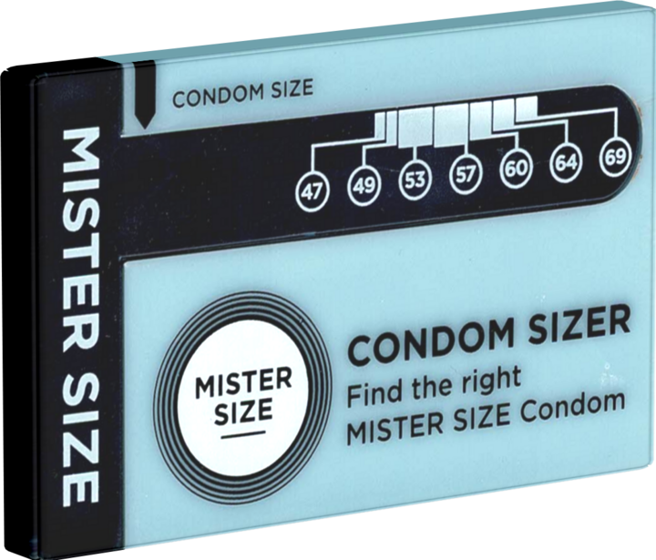Mister Size Condom Sizer" Determina subito la taglia del tuo preservativo (inglese) (1 pz.)