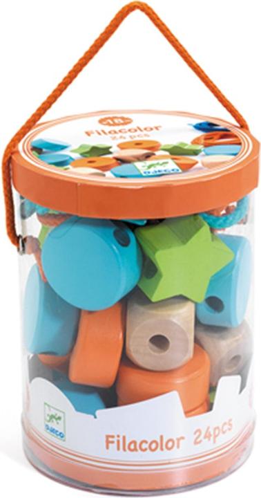 Actual product image Djeco Filacolor threading game