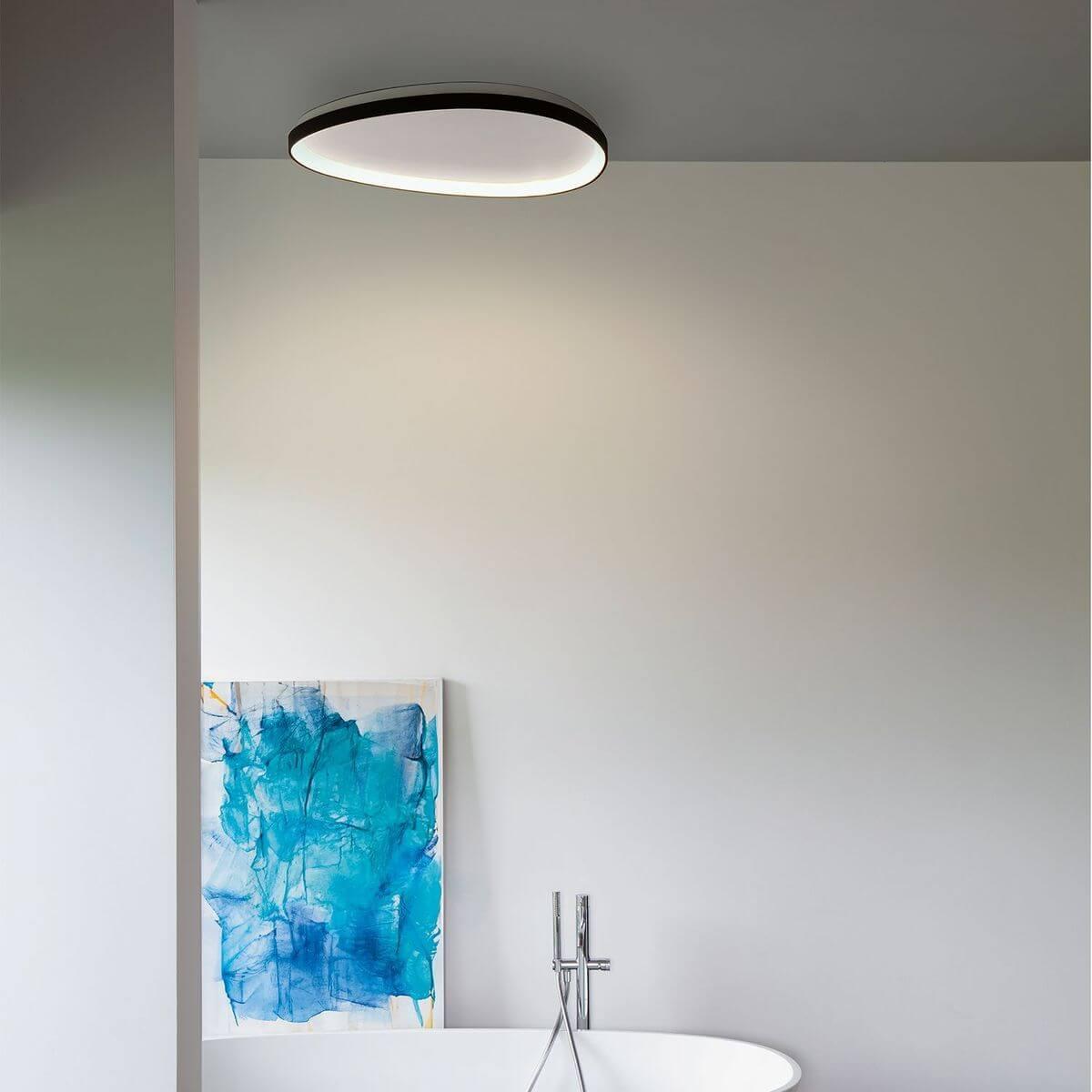 Thumbnail - Ideal lux, Wandleuchte + Deckenleuchte, GEMINI LED Deckenleuchte 42W ⌀810mm dimmbar Schwarz warmweiss 328980 (5400 lm)