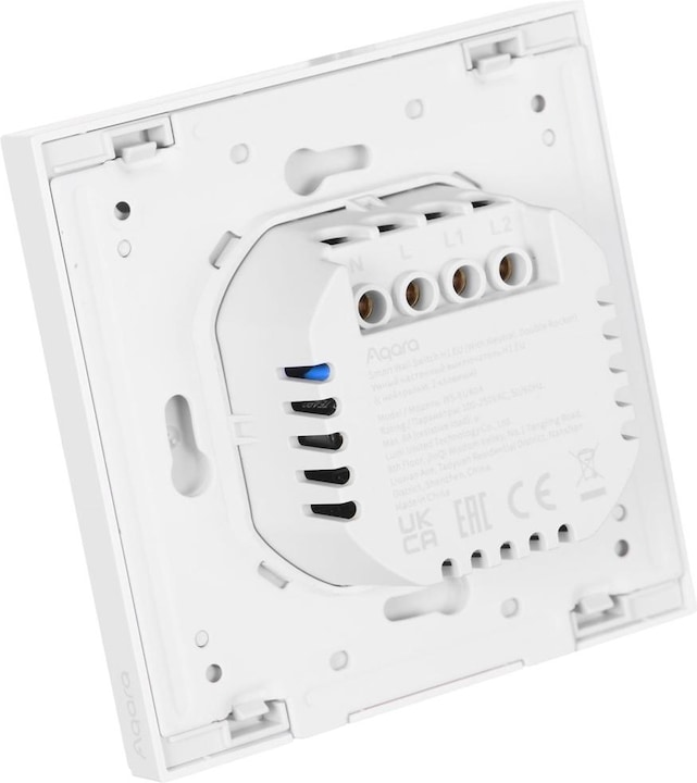 Produktbild Xiaomi Smart Wall Switch H1 Weiss With Neutral, Double Rocker (Zigbee)